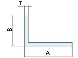 Cornière Aluminium Thermolaqué Blanc RAL 9016 50x40x2mm - Rail Angle 190cm Pour Constructions Décoratives